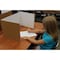 Flipside 12 x 48 Study Carrel White Corrugated Pack of 24 60005-24 - alternate 4