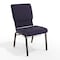 Flash Furniture Purple Fabric Church Chair, PK4 4-FD-CH02185-GV-ROY-BAS-GG - alternate 1