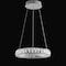 Jonathan Y Reese 15.7" Adjustable Integrated LED Metal/Crystal Pendant, Chrome/Clear JYL7218A - alternate 10
