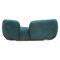 Homeroots 87" Teal Blue Sofa With Legs 632670 - alternate 9