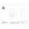 Hubbell Wiring Device-Kellems 1 -Gang Vertical Weatherproof Cover, 2-27/32" W, 4-9/16" H HBL7774WO - alternate 4