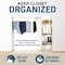 Lifemaster White Non-Slip Metal Hangers, Heavy Duty, Space-Saving, 30PK LMMTWHT30 - alternate 5