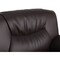 Homeroots 80" Brown Leather Sofa With Silver Legs 329463 - alternate 5