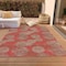 Homeroots 8' X 10' Red Gray And Silver Polka Dot Washable Indoor Outdoor Area Rug 614704 - alternate 5