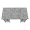 Homeroots 47" Gray and Black Wood and Metal Sled Computer Desk 489847 - alternate 7