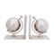 Homeroots 4.5" X 6.75" X 7.75" Alum Globe Bookend Set Of Two, 2PK 364199 - alternate 1