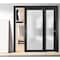 Sartodoors Sliding Closet Bypass Doors with Hardware Planum 2102 Black 36x96 (2* 18x96) Solid Core PLANUM2102DBD-BLK-3696 - alternate 1