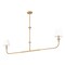 Z-Lite Tova Rubbed Brass 2 Light Linear Chandelier 3049-60L-RB - alternate 7