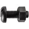 Auveco Black Nylon License Plate Screw And Nut, 50PK 21181 - alternate 1