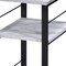 Homeroots 47" Antiqued White and Black Writing Desk 491436 - alternate 4