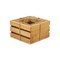 Homeroots Set of Three Light Brown Solid Wood Crate, 3PK 487682 - alternate 7