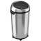 Hls Commercial 23 gal Round Indoor Metal Can, Silver, Touchless Sensor Lid, Stainless Steel, 17.5 in HLS23RC - alternate 1