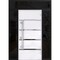 Vdomdoors Steel Door Deux 1105 Black Enamel 2 Sidelight and Transom Window Sidelite Stainless Inserts Entry D DEUX1105EXD-BLK-W14+36+14 x H80+16-LH-I - alternate 5