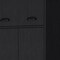 Homeroots 23" Black Drawer Combo Dresser 534919 - alternate 6