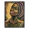 Homeroots 39" x 30" African Portrait Floater Frame Canvas Wall Art 719133 - alternate 1