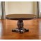 Homeroots 60" Brown Solid Wood Pedestal Base Dining Table 376942 - alternate 3
