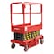 Pake Handling Tools Scissor Lift, Push-Around Drive, 660 lb Cap., 19 ft Max Height PAKSL-SJY0348-SE - alternate 7