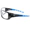 General Electric 04 Series Impact-Resistant Safety Glasses Clear Lens Black/Blue Frame 1 pk GE104C - alternate 4