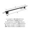 Amerock Stature Matte Black Transitional 24 in 610 mm Towel Bar BH36094MB - alternate 4