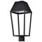 Nuvo Colt, 10 Watt, LED Outdoor Post Lantern, Matte Black Finish 62/2313 - alternate 1