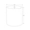 Monarch Specialties Accent Table 25"h, Indoor or Outdoor, Drum, Nightstand, Round, Side Table, White, Contemporary I 4121 - alternate 8