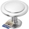 Lifemaster 1-1/4in Cabinet Knobs, Brushed Nickel, Modern Zinc Alloy, Adjustable Screws, 50PK LMKNBNICK50 - alternate 1