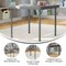 Flash Furniture Paige 24x24 Kid's Granite Gray Plastic Folding Table with Locking Legs RB-2424-KID-GY-GG - alternate 7