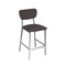 Bfm Seating Hamilton Side Barstool, Grade 3 Vinyl Seat & Back - Steel Frame - Platinum Finish JS10B2025-2025PL - alternate 1