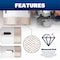 Marshalltown Arranged Diamond Tools Plumbing Kit, 3 Diamond Hole Saws, 1 Drill Adapter, 1 Heavy-Duty DTTLTC - alternate 5