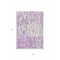 Homeroots 5' X 8' Lavender And Ivory Abstract Washable Indoor Outdoor Area Rug 612678 - alternate 6