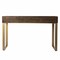 Homeroots Shades of Brown and Gold Reclaimed Wooden Desk 402029 - alternate 6