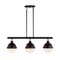 Jonathan Y Caleb 33" 3-Light Industrial Farmhouse Iron/Glass Linear LED Pendant, Oil Rubbed Bronze/Clear JYL7591A - alternate 8