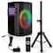 Pyle Portable Bluetooth Speaker with 8 in Inch Woofer, TWS Function, Mic Input, USB/Micro SD/FM Radio PPHP868ST - alternate 1