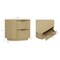 Manhattan Comfort Olivia Nightstand in Natural Oak and Gold - Set of 2 2-NS010-GNO - alternate 5