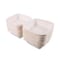 5Seconds Brand Biodegradable Sugarcane Bagasse Take out Container for Hot & Cold Food, 6inx 6in, 500PK 410120 - alternate 1