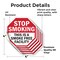 Signmission Stop Smoking This Is a Smoke Free F, 4 inch X 4 inch, Vinyl Decal, 5PK OC-D-5PACK-4-88 - alternate 2