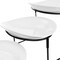 Elama 3 Tier Oval Plate Porcelain Serveware Set 750116786M - alternate 8