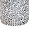 Bali & Pari Marilla Coastal Black and White Mother of Pearl Capiz Shell Ottoman Footstool 252-13982-ZORO - alternate 5