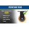 Vestil Polyurethane Rigid Caster 4 In. Diameter x 2 In. Width 594 Lb. Capacity Orange/Black CST-BN-4X2PUP-R - alternate 7