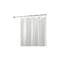 Idesign Shower Curtain Liner 72in H X 72in W White Solid PEVA White 12054 - alternate 1