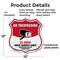Signmission No Trespassing Shield Sign 24 Hour Video, 12 Inch X 12 Inch, Plastic Sign SHI-P-12-420 - alternate 5