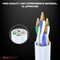 Maximm Cat6 Ethernet Cable 6ft 10Gbps 550MHz UTP, 20PK, White, 20PK CAT66FT20PKWhite - alternate 6