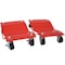 Edendirect Heavy-Duty Car Wheel Dolly Set, 4 Tire Dollies, 6000 lbs Capacity, Red ED-W46591449 - alternate 5