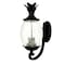 Homeroots Matte Black Pineapple Wall Light 398402 - alternate 1