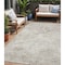 Homeroots 5' X 8' Ivory And Beige Abstract Washable Indoor Outdoor Area Rug 599503 - alternate 1