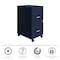 Space Solutions 14.25 in W 2 Drawer Mobile Vertical File Cabinet, Navy 24407 - alternate 10