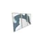 Homeroots Set Of Three Blues and Grays Abstract Framed Canvas Wall Art Floater Frame Graphic Art Wall Art, 3PK 401758 - alternate 5