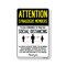 Signmission PSA, Synagogue Members Practice Social Distancing, 10in X 7in Rigid Plastic, OS-NS-P-710-25386 OS-NS-P-710-25386 - alternate 1
