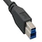 Sanoxy 6ft USB 3.0 A Male to B Male Cable, Black SNX-CBL-LDR-U3102-1106 - alternate 1