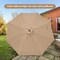 Simple Deluxe 9' Patio Umbrella Outdoor Table Market Yard Umbrella with Push Button Tilt/Crank, 8 Sturdy Ribs for LGBRLA9TAN - alternate 3